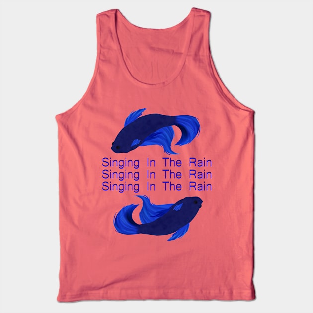 Singing In The Rain Tank Top by ShinyBat